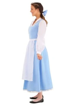 Belle Blue Dress Costume For Women From Disney's Beauty And The Beast 15 Belle Blue Dress Costume For Women From Disney's Beauty And The Beast -Halloween Night Deals Store womens beauty and the beast belle blue dress alt 8