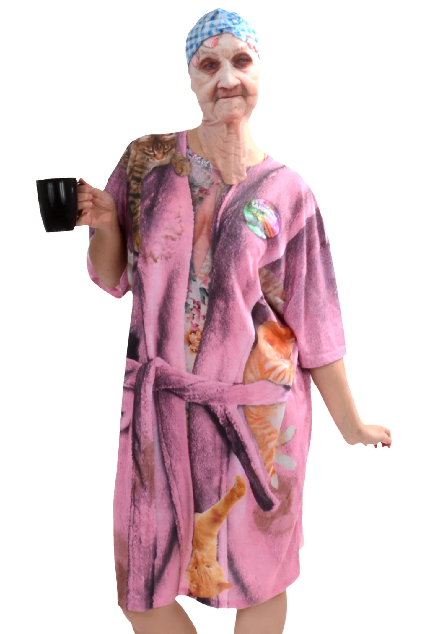 Women's Crazy Cat Lady Costume 1 Women's Crazy Cat Lady Costume