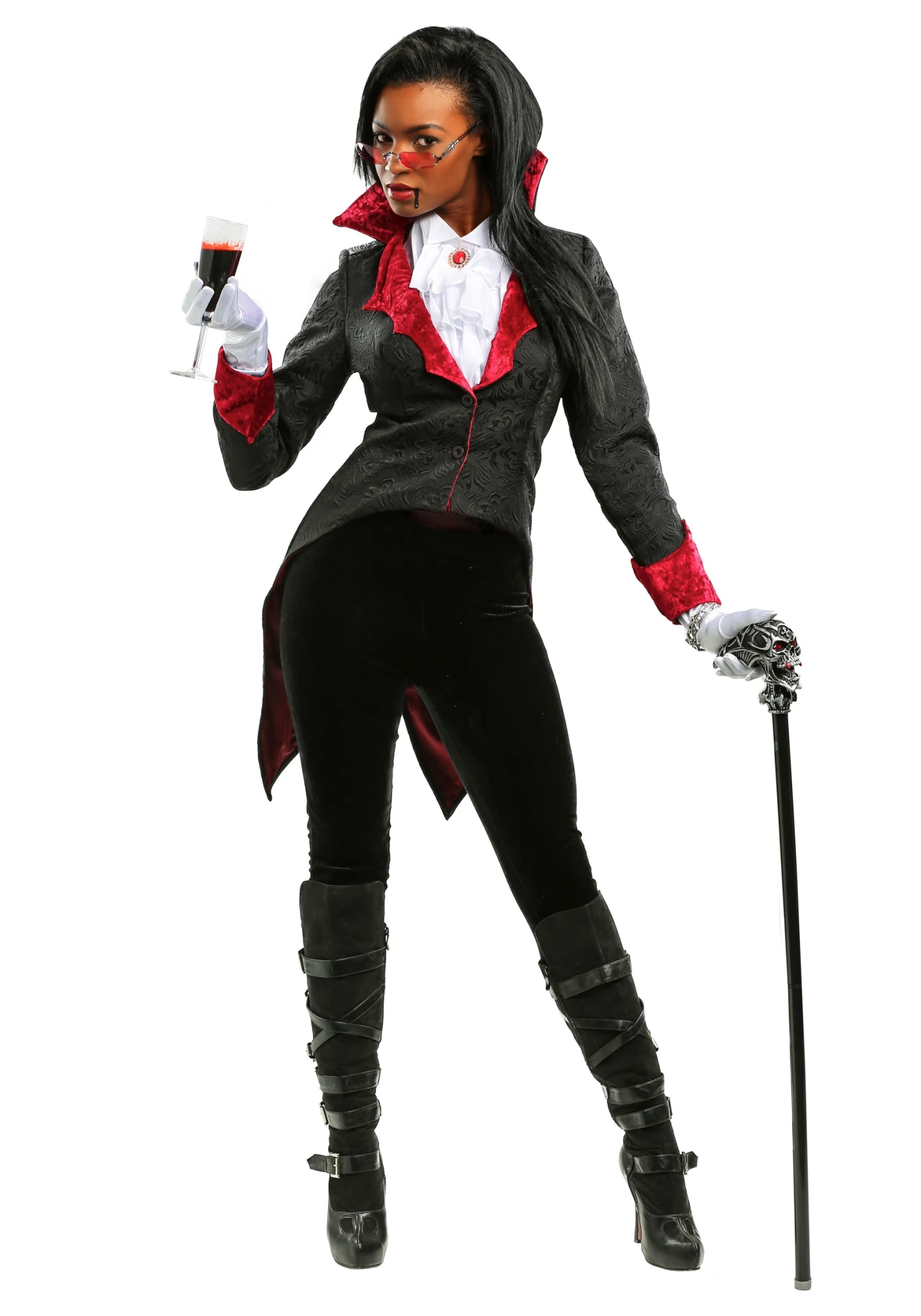 Women's Dashing Vampiress Costume 1 Women's Dashing Vampiress Costume