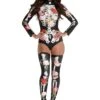 AMSCAN Floral Skeleton Costume For Women
