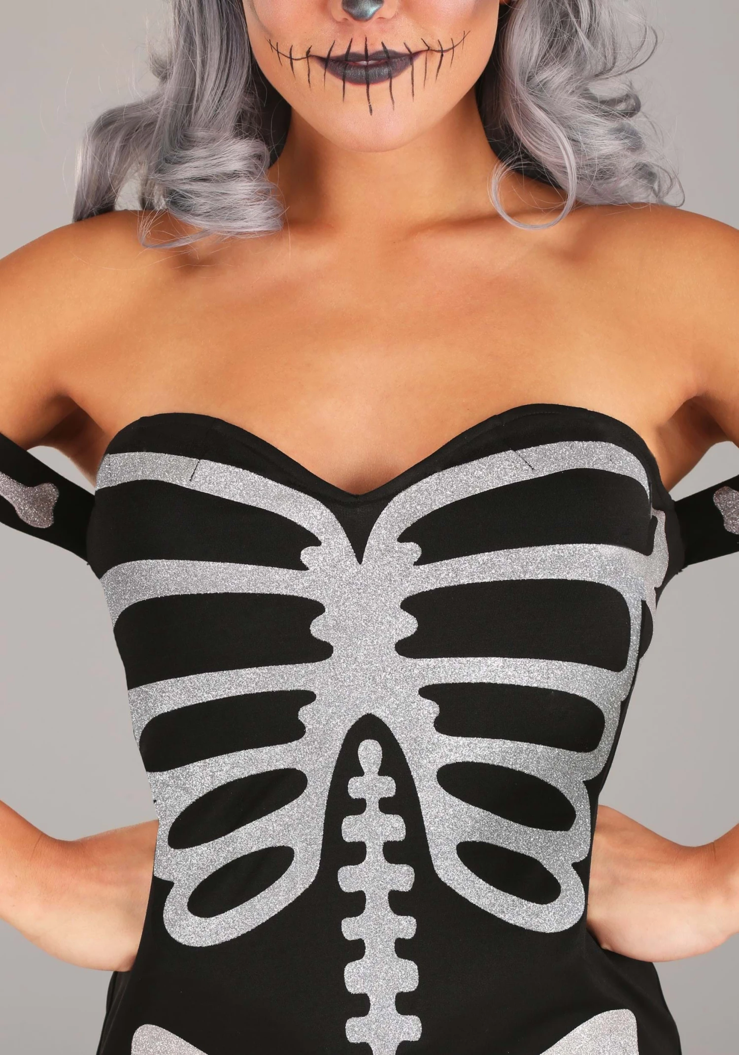 High Fashion Skeleton Costume For Women 3 High Fashion Skeleton Costume For Women - Image 3
