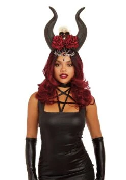 Dreamgirl Horn & Skull Women's Headpiece