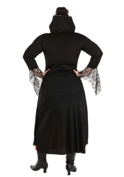 Women's Plus Size Classic Vampire Costume Dress -Halloween Night Deals Store womens plus classic vampire costume alt 1