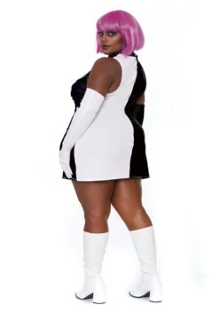 Dreamgirl Plus Size Parti-Skeleton Costume For Women 8 Dreamgirl Plus Size Parti-Skeleton Costume For Women -Halloween Night Deals Store womens plus parti skeleton costume alt 2