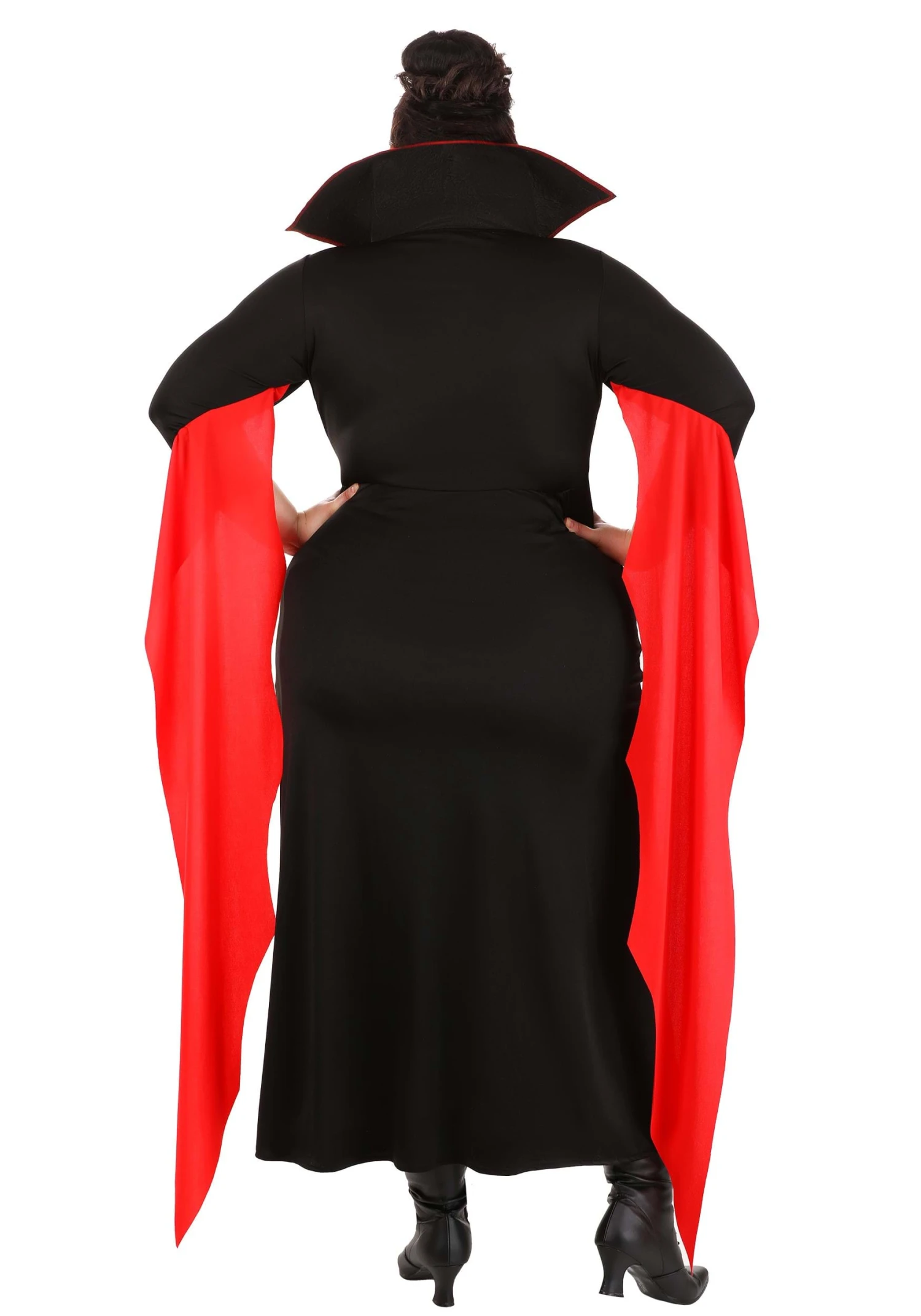 Women's Plus Size Queen Vampire Costume Dress 2 Women's Plus Size Queen Vampire Costume Dress - Image 2