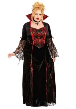 Dreamgirl Plus Size Vampira Costume Dress For Women