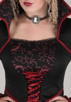 Royal Vampire Costume For Women -Halloween Night Deals Store womens royal vampire costume alt 1
