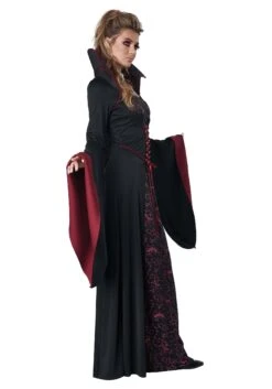 Royal Vampire Costume For Women -Halloween Night Deals Store womens royal vampire costume alt 4