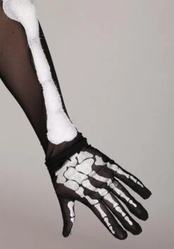 Women's Skeleton Beauty Plus Size Costume Dress 6 Women's Skeleton Beauty Plus Size Costume Dress -Halloween Night Deals Store womens skeleton beauty costume alt 2