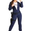 Women's Tactical Cop Jumpsuit Costume