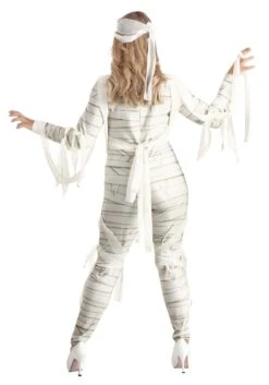 Women's Under Wraps Mummy Costume -Halloween Night Deals Store womens under wraps mummy alt 2