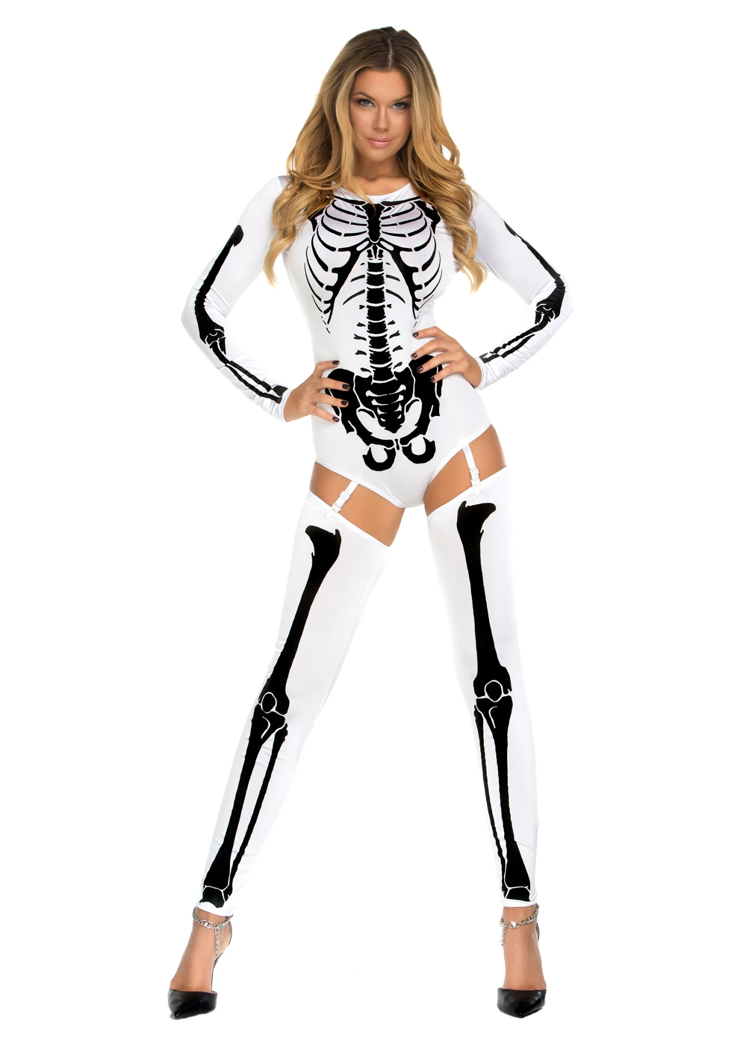 Forplay Women's White Bad To The Bone Costume 1 Forplay Women's White Bad To The Bone Costume