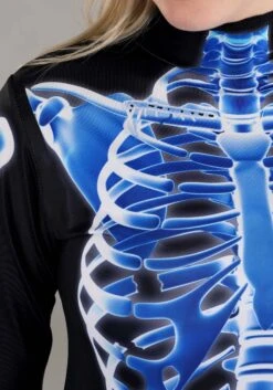 X-Ray Skeleton Jumpsuit Costume For Women -Halloween Night Deals Store womens x ray skeleton jumpsuit costume alt 4