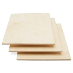 Woodpeckers Crafts, DIY Unfinished Plywood 1/4" X 12" X 9", Pack Of 12