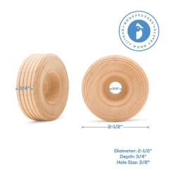 Woodpeckers Crafts, DIY Unfinished Wood 1-1/4", 7/16" Thick Classic Wheels Pack Of 50 -Halloween Night Deals Store woodpeckers crafts diy unfinished wood 1 1 4 7 16 thick classic wheels pack of 5014252716 a03NOWA