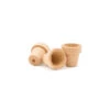 Woodpeckers Crafts, DIY Unfinished Wood 1" Flower Pot, Pack Of 100