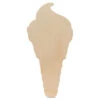 Woodpeckers Crafts, DIY Unfinished Wood 12" Ice Cream Cone Cutouts, Pack Of 10