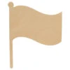 Woodpeckers Crafts, DIY Unfinished Wood 16" Flag Cutouts