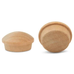 Woodpeckers Crafts, DIY Unfinished Wood 3/4" Maple Button Plug, Pack Of 250