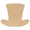 Woodpeckers Crafts, DIY Unfinished Wood 6" Leprechaun Hat Cutout, Pack Of 12