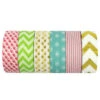 Wrapables All Things Pretty Washi Tapes Decorative Masking Tapes (AD86), Set Of 6